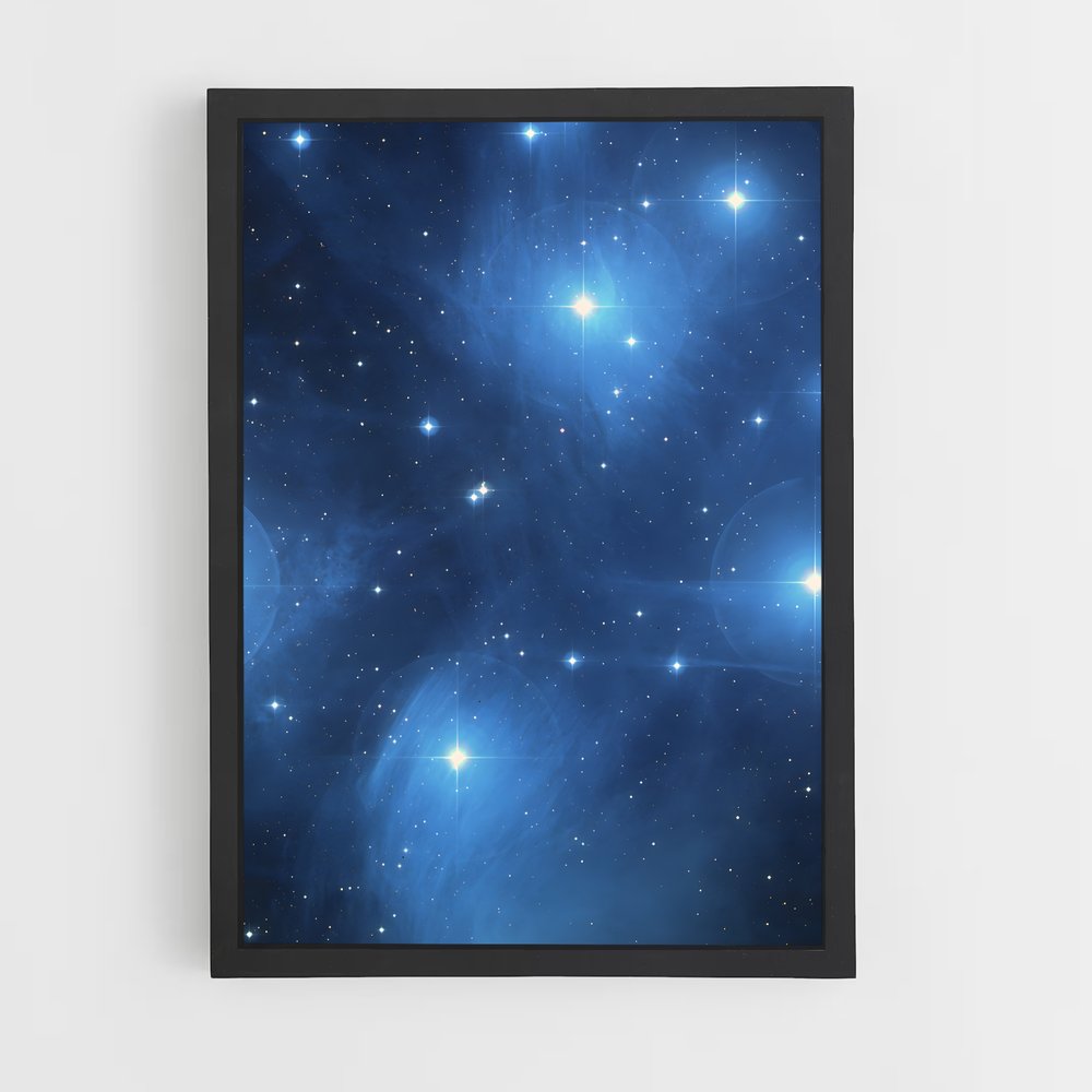 Poster Éblouissant Amas de Galaxies (vue 2)